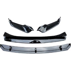 Spoiler Separator, Front Bumper Diffuser Compatible with VW Tiguan 2022 2023+ Front Lip Spoiler Front Bumper Decoration 4pcs/Set(Carbon Color)