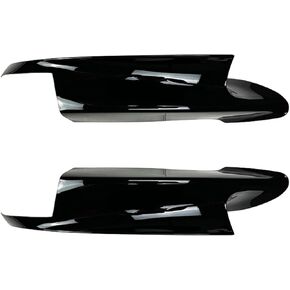 Spoiler Separator, Front Bumper Side Cover Wrap Corner Fog Lamp Intake Vent Spoiler Lip Splitter Compatible with BMW E90 E91 E92 E93 M3 2007-2013(Carbon Fiber)