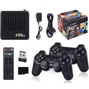G11 Pro Game Box 4K HD TV Game Stick Video Game Console Console Intro Games Portable Game Player Wireless Gamepad (256g 60000+Games)