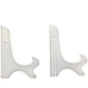 2Pcs Display Stand Resin Molds,Silicone Plate Stand Holder Mold for Epoxy Casting,Resin Casting Molds for Pictures Frame,Photo Frame