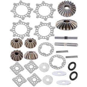RC Upgrades Part for 1/8 Kraton/Outcast/Notorious/Talion 6S BLX EXB,1/7 Mojave 6S BLX EXB,BigRock/Fireteam 6S BLX,Steel Differential Gear Set,Replace ARA310985,ARA310984