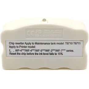 Universal T6710 Maintenance Tank Chip Resetter Compatible with Compatible Printers WP-M4095 WP-M4525 WP-M4595 PX-S840 PX-M840F PX-B700 PX-B750F PX-K701 PX-K751F