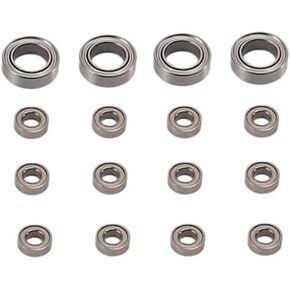16PCS Steel Bearing 3x6x2mm 6x10x3mm Compatible with C14 C24 B14 B24 B16 B36 D90 MN-90 MN99S RC Car Spare Parts Upgrade Accessories