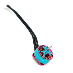 4pcs 0702 27000kv 29000kv Brushless Motor Double-Ball Bearing Compatible with 1.2inch 35mm Prop RC FPV Racing Drone(Silver red-27000KV)