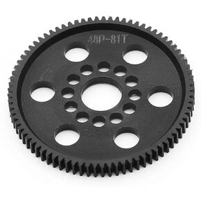48P Spur Gear Main Gear 75T 78T 82T 85T 88T 90T Compatible with 3Racing S XI XIS CS D4 D5 1/10 RC Car Upgrade Parts(84T)