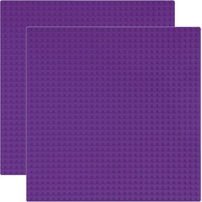 ألواح قاعدة البناء الأساسية الكلاسيكية لطوب بناء ليغو | 100 ٪ متوافق مع العلامات التجارية الرئيسية baseplate | 10 "× 10" | للأطفال 3+ | 2 حزمة (عبر توصيل) in Kuwait