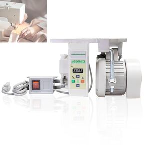 Industrial Sewing Machine Motor, Sewing Machine Motor, 110v Ac 750w 1hp, 200-6000 RPM, Pure Copper Coils, Energy-Saving Mute, With Instruction Manual