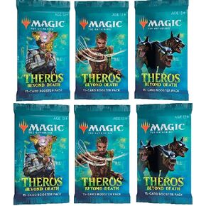 6 (Six) Booster Packs of Magic: The Gathering: Theros Beyond Death (6 Pack Booster Pack Lot Bundle)