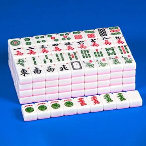 American Mahjong Tile Set Pink 166 Pieces Mahjong Tile Set 1.2-inch American Mahjong Set