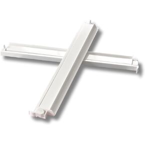 Acrylic White Mahjong Tile Pusher Racks (Set of 4) - White Color(18.5 Inches Long)
