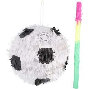 TOYANDONA 2pcs Pinata Soccer Decorations Sports Party Decor Wedding Football Balls for Kids Paper Party Supplies Round