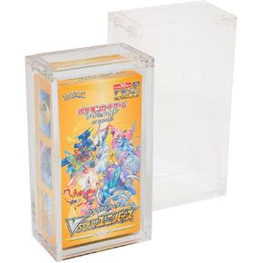 Acrylic Display Case for Pokemon Japanese Booster Small Vstar Box Premium Magnetic Top Stackable 6mm