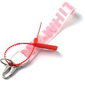 Unisex Fashion Wristlet Keychain Strap, 1 Pack Fashion Lanyard Accessories for Keys, Phone, Badge, Wallet, Bags, Jeans Decor Gift (Pink)