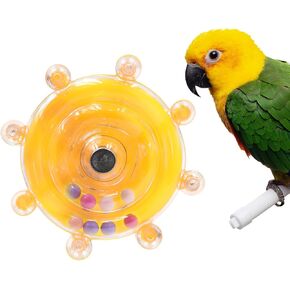 ألعاب الطيور للببوات ، ألعاب Budgie الدوارة التفاعلية ، ألعاب Parrot التناوب للطيور المتوسطة Cockatiels Conurs Thrientment (Blue)