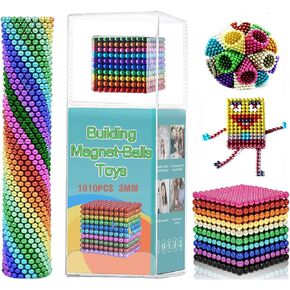 Magnetics Balls Magnetss Creative Buildings Desks Toys for Stress Relief Magnet-Beads Slimes Putty Toys ([217PC*5MM]-Big)