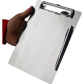 الحافظة المغناطيسية الفولاذ المقاوم للصدأ مع القلم - أحجام متعددة ، تصميم مغناطيسي ، ضروري للمكتب والمنزل (4.3 × 6.5 بوصة) in Kuwait