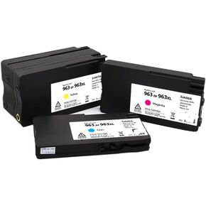 Compatible Ink Cartridge Compatible with 963 XL Compatible with OfficeJet Series 9010 9012 9015 9016 9018 9019 9020 9025 9026