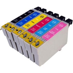 1SET Compatible Ink Cartridge Compatible with RX620 RX600 R200 R220 R300 R320 R340 RX500 T0481 T0487