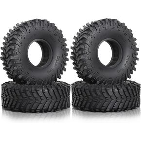 REDSPIDER 1.9 Crawler Tires(4PCS) Mud 1.9 Tires OD 4.72" for 1/10 RC Crawler Car TRX4 TRX6 Axial SCX10 90046 SCX10 III AXI03007 Tamiya CC01 D90 D110