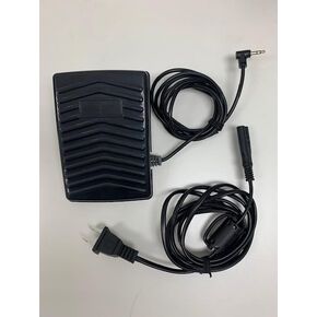 Generic Foot Pedal w/Power Cord for Feiyue Home Series Sewing Machine, Black