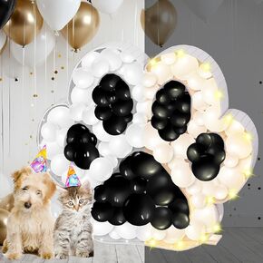 3 ft Light up Marquee Mental Health Awareness Ribbon Mosaic Balloon Frame with Light String Mental Health Autism Awareness Items White Pre-cut Foam Board for Activities Party Decorations