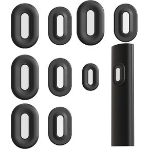 Magnetic Remote Control Holder Hole Free Mount, Upgraded Silicone Remote Control Organizer Strong Adhesive TV Remote Charger Holder Caddy Back of TV - 4 Pack Black