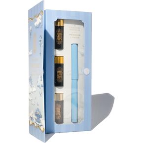 Write Your Own Fairy Tale, Carousel Gift Set with Light Blue Pen & 3 Mystery 5ml Inks, Fine Nib