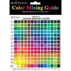 دليل خلط الألوان Mini - Magic Palette Studio Color Guide -150 Colors 6.5 "× 7"