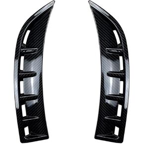 Spoiler Separator, Compatible with Benz Accessories CLA C118 CLA180 CLA200 2020+ Front Bumper Fender Air Intake Hood Side Vents Decorative Cover(Carbon)