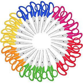 48 Pack 5 Inch Scissors Bulk, Blunt Tip Scissors for Office Home,Craft Cutting Paper