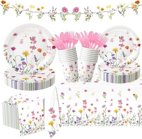 170 Pcs Hunting Birthday Party Decorations, Camo Birthday, Deer Party Supplies Plates Napkins Cups Cutlery Tablecloth for Gone Hunting Themed Party Decorations, Serves 24 in Kuwait