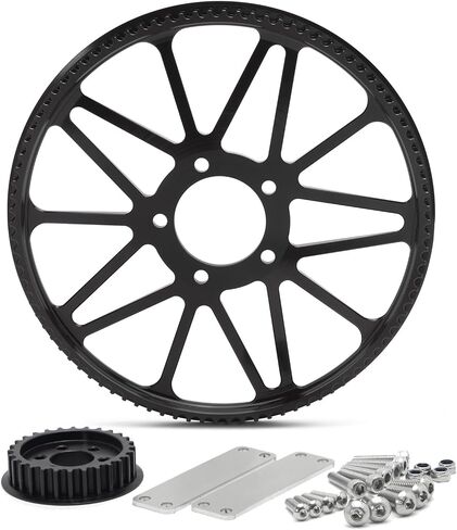 TOFR 28 Teeth+ 94 Teeth Pulley Front Rear Flat Fork Plate for Sur-Ron Light Bee LB for Segway X160 X260 in Saudi Arabia