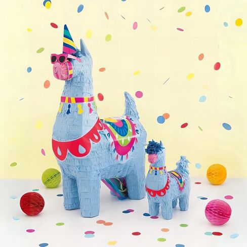 Unique Multicolor Llama-tastic Pull String 3D Pinata - Pack of 1 | Unique Party Fun Celebration Game for Fiesta Celebrations, Kids Birthdays & Fun Events in Saudi Arabia