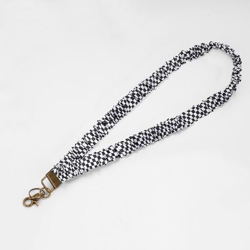 حبل Scrunchie لطيف للنساء ، حبل مرن جمالي لحامل بطاقة الهوية وحزام محفظة ، حبل عنق عصري ودائم للمعلمين والممرضات (الشريط البني) in Saudi Arabia