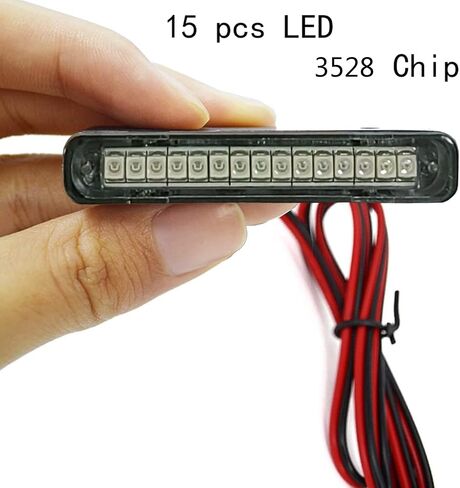 1 قطعة 12 مصباح LED للدراجة النارية باللون الأحمر والأبيض، ضوء فرامل LED مقاوم للماء، ضوء إشارة، ضوء احتياطي، ضوء خلفي لدراجة Harley Davidson Kawasaki سوزوكي Ducati Polaris Yamaha in Saudi Arabia