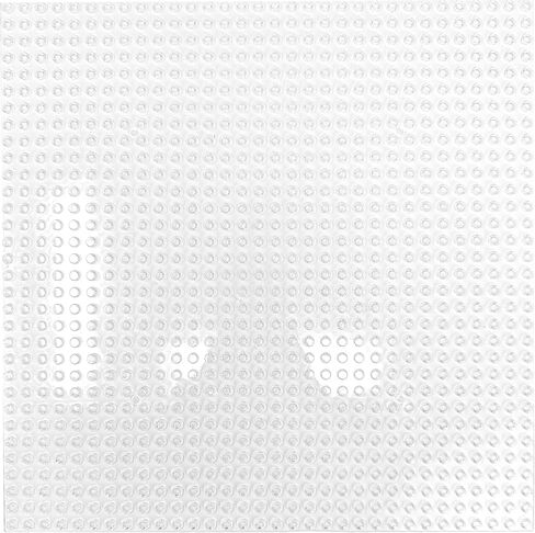 Classic Baseplate Building Base Plates for Lego Building Bricks | 100% Compatible with Major Brands-Baseplate | 10" x 10" | for Kids 3+ | 2 Pack (Trans Clear) in Saudi Arabia