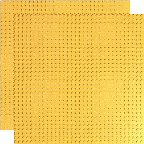 Classic Baseplate Building Base Plates for Lego Building Bricks | 100% Compatible with Major Brands-Baseplate | 10" x 10" | for Kids 3+ | 2 Pack (Trans Clear) in Saudi Arabia
