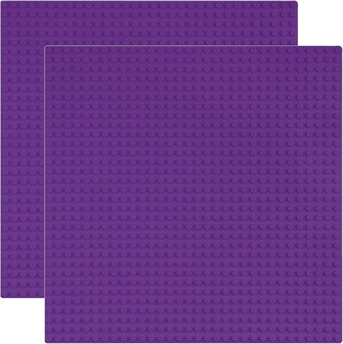 ألواح قاعدة البناء الأساسية الكلاسيكية لطوب بناء ليغو | 100 ٪ متوافق مع العلامات التجارية الرئيسية baseplate | 10 "× 10" | للأطفال 3+ | 2 حزمة (عبر توصيل) in Kuwait