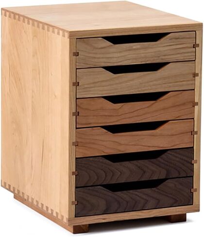 Storage Box Storage Cabinet，Flat File Cabinet Storage, Desktop Drawer Cabinet,Wooden Desktop Cabinet,Desktop Document Drawings All Solid Wood Office Mobile Drawer Cabinet,Detailed Design,fit in Kuwait
