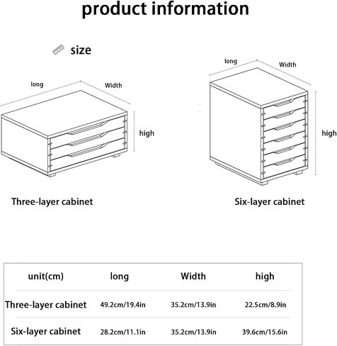 Storage Box Storage Cabinet，Flat File Cabinet Storage, Desktop Drawer Cabinet,Wooden Desktop Cabinet,Desktop Document Drawings All Solid Wood Office Mobile Drawer Cabinet,Detailed Design,fit in Saudi Arabia