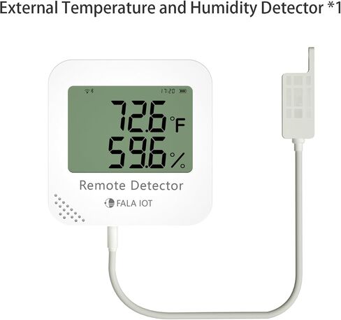 External Single Temperature Sensor Probe, Waterproof Digital Probe Sensor, -40~248℉(-40~120℃) Temp Sensor 5m(16ft) in Saudi Arabia