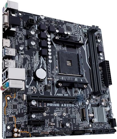 اللوحة الأم ASUS PRIME A320M-K AMD Ryzen AM4 DDR4 HDMI VGA M.2 USB 3.1 Micro-ATX in Saudi Arabia