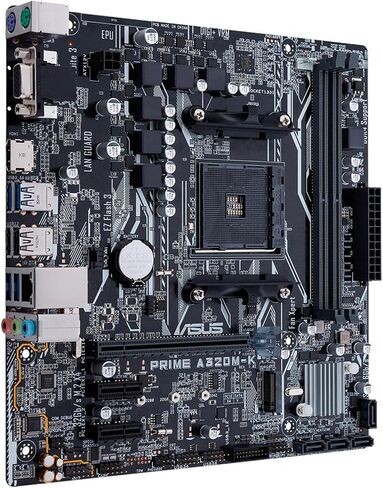 اللوحة الأم ASUS PRIME A320M-K AMD Ryzen AM4 DDR4 HDMI VGA M.2 USB 3.1 Micro-ATX in Saudi Arabia