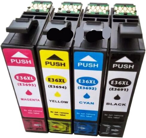 Compatible 36XL T3691 T3692 T3693 T3694 Ink Cartridge Compatible with XP235A XP332A XP325A Inkjet Printer(8PCS-2BK 2C 2M 2Y) in Saudi Arabia
