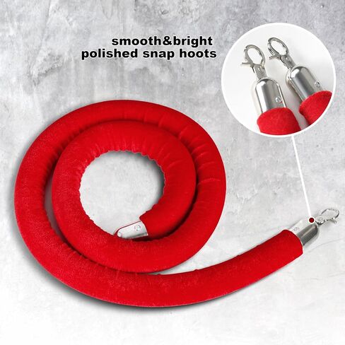 4 Pack Stanchion Post with Velvet Ropes (Weighted Base), Crowd Control Barriers, Red Carpet Runner Poles, Queue Poles for Party, Movie Theater in Saudi Arabia