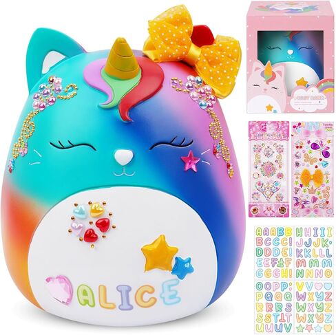 Highland Cow Piggy Bank for Kids, Small Piggy Bank Unbreakable Resin Kids Coin Money Bank, Great Birthday for Boys Girls and Toddlers Home Decor, 5 Inch in Kuwait