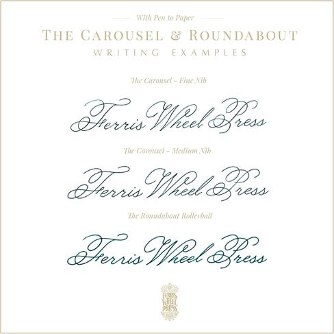 اكتب حكاية خرافية خاصة بك ، مجموعة هدايا كاروسيل مع قلم أزرق فاتح وأحبار 5 مل ، NIB غرامة in Kuwait