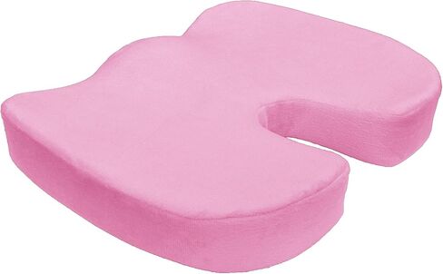 Bookishbunny Coccyx Orthopedic Memory Foam Office Cairs and Car Care Pad Pad Comply لألم الظهر وإغاثة عرق النسا (الأرجواني) in Kuwait