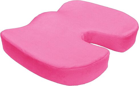Bookishbunny Coccyx Orthopedic Memory Foam Office Cairs and Car Care Pad Pad Comply لألم الظهر وإغاثة عرق النسا (الأرجواني) in Kuwait