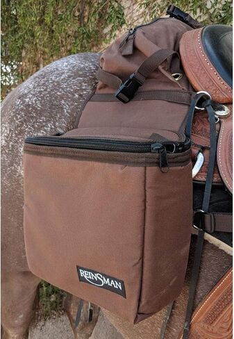 Reinsman Insulated Leakproof Cooler Saddle Bag with Additional Cantle Bag and Straps in Saudi Arabia